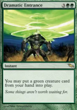 Dramatic Entrance - Foil Shadowmoor Magic mtg Moderate Play, English x1 - Image 1