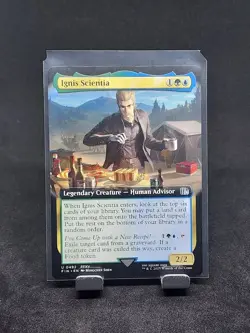 Ignis Scientia (Extended Art) #492 Final Fantasy FIN Magic MTG - Image 1