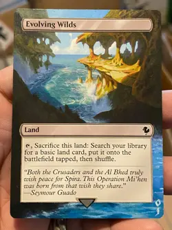 Evolving Wilds MTG Final Fantasy Commander Hand Painted Full Altered Art Jeckho - Image 2