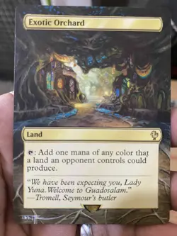 Exotic Orchard MTG Final Fantasy Commander Hand Painted Full Altered Art Tentz - Image 2