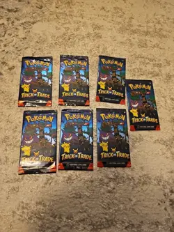 7x Packs Pokemon Trick or Trade Booster Bundle Halloween TCG SEALED - LOT OF 7 - Image 1