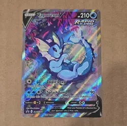 Vaporeon V SWSH181 Pokemon TCG SWSH: Sword & Shield Promo Holo Rapid Strike - Image 1