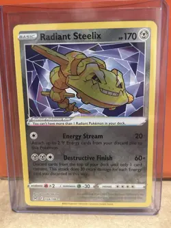 Pokemon TCG Lost Origin - Radiant Steelix 124/196 - NM 124/196 - Image 1