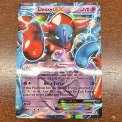 Pokemon Deoxys EX BW82 Black & White Full Art Promo Holo Team Plasma Basic - Image 1