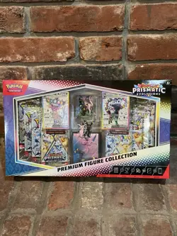 Pokemon TCG Scarlet & Violet Prismatic Evolutions Premium Figure Collection - Image 1