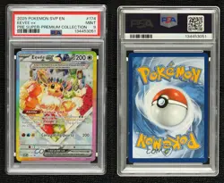 Eevee ex Pokemon Scarlet & Violet Black Star Promo PSA 9 MINT - Image 3
