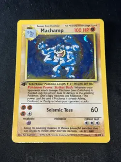 Pokemon TCG Machamp Holo Rare 1st Edition Machamp Near Mint 🔥✨ - Image 2