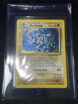 Pokemon TCG Machamp Holo Rare 1st Edition Machamp Near Mint 🔥✨ - Image 4