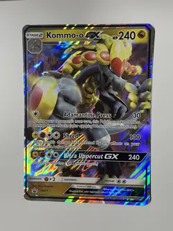 Pokemon TCG: Kommo-o GX, SM56, Sun and Moon, Black Star Jumbo Promo, 2017 - Image 1