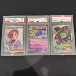 Lot Of 3 PSA 9 Graded Pokemon Cards - Image 1