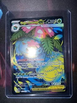 Pokemon TCG Mega Venusaur EX 155/132 Mega Evolution English Card, NM Ultra Rare - Image 1