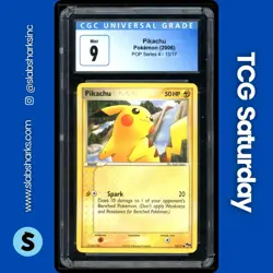 2006 POKEMON POP SERIES 4 #13/17 PIKACHU CGC 9 - Image 1