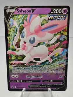 Pokemon Sylveon V SWSH202 Sword Shield Black Star Promo Rare Full Art - #11 - Image 1