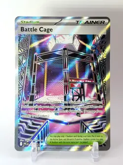 Battle Cage 116/94 Full Art Ultra Rare ME Phantasmal Flames Pokemon TCG NM - Image 1