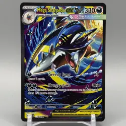 Pokemon Mega Sharpedo EX 127/094 Special Illustration Rare Full Art Holo 330 HP - Image 1
