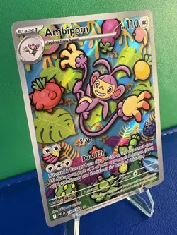 Pokemon TCG Ambipom 107/094 Phantasmal Flames Illustration Rare - Near Mint - Image 2