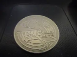 Pokemon TCG Promo Vintage 2001 Lugia Metal Coin Wizards Of The Coast - Image 1