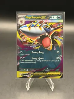 Mega Sharpedo ex 61/094 Double Rare Holo | Pokemon TCG Phantasmal Flames (NM) - Image 1