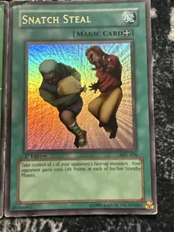 Konami Yu-Gi-Oh! Magic Card Lot – Necrovalley, Pot of Greed, Snatch Steal 1st E… - Image 2