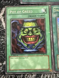 Konami Yu-Gi-Oh! Magic Card Lot – Necrovalley, Pot of Greed, Snatch Steal 1st E… - Image 3