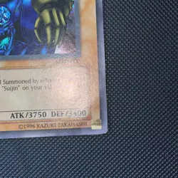 Yugioh Gate Guardian MRD-000 1st Edition Secret Rare Reverse Holo Bleed HP DMG - Image 2