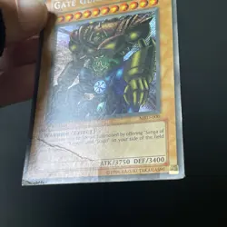 Yugioh Gate Guardian MRD-000 1st Edition Secret Rare Reverse Holo Bleed HP DMG - Image 5