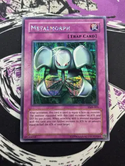 Yugioh Metalmorph FMR-003 Prismatic Secret Rare NM Forbidden Memories - Image 1