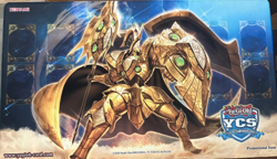 NEW Anotherverse Stratios YCS Playmat In Hand Top Cut Yugioh - Image 1