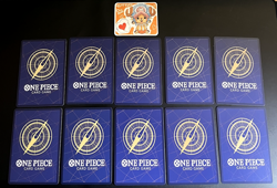 (10) One Piece Alt Art Blue Lot | Luffy, Sanji, Mr. 3, Crocodile (Blue) English - Image 5