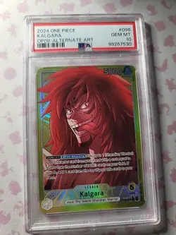PSA 10 Kalgara (098) (Parallel) Alt Art OP08-098 Two Legends Foil One Piece TCG - Image 1
