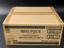 One Piece PRB-02 The Best Vol 2 Premium Booster 10-Box Case SEALED - Image 1