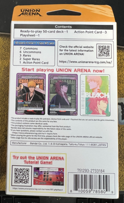 Union Arena TCG SEALED Bleach The Thousand-Year Blood War English Starter Deck!! - Image 2