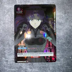Union Arena Evangelion UE15BT EVA-1-046 Misato Katsuragi R* NM - Image 1