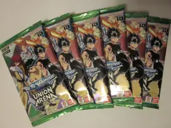 Union Arena TCG UE13BT Yu Yu Hakusho ENGLISH Booster Pack X6 NEW SEALED - Image 1