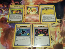 1ST Edition Pokemon Lot! 🔥 Ponyta & Trainer Cards Rocket Set + More 📈 FIRST - Image 1