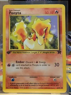 1ST Edition Pokemon Lot! 🔥 Ponyta & Trainer Cards Rocket Set + More 📈 FIRST - Image 2