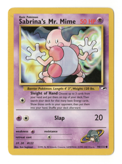 Sabrina's Mr. Mime 94/132 Pokemon Card TCG Gym Heroes Common LP - Image 1