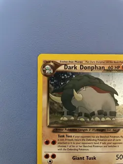 Dark Donphan 3/105 Holo Rare Unlimited Neo Destiny Pokemon Card - Lightly Played - Image 2