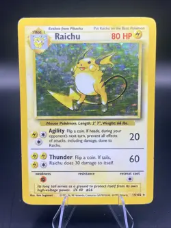 Pokemon Base Set Holo Wizards of the Coast Era Pokemon 4 Card Lot - Image 4