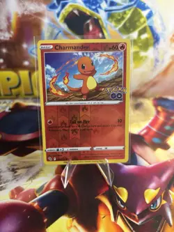 Charmander 008/078 Reverse Holo Common - Pokemon Go - Pokemon Card Tcg 2022 - Image 1