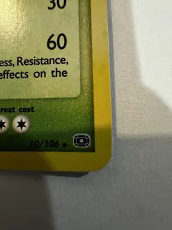 Pokemon TCG Sceptile EX Emerald Holo Rare Card #10/106 Near Mint Condition - Image 3