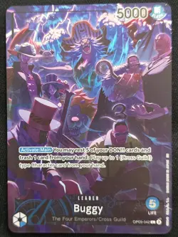 Buggy (English Version 2nd Anniversary Set) OP09-042 One Piece Promo Card Foil - Image 1