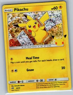 Pikachu - 25/25 Holo McDonald's 25th Anniversary Promos - Pokemon Card - NM - Image 1