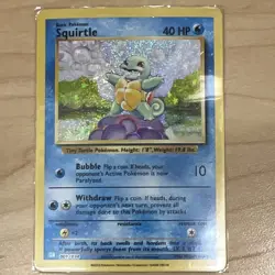 Pokemon Squirtle 001/034 Trading Card Game Classic Collection: Blastoise Holo NM - Image 1