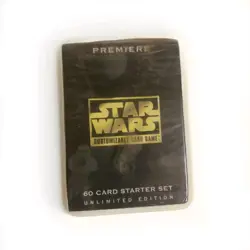 Premiere Star Wars Customizable Card Game 60 Card Starter Set 1995 - Image 1
