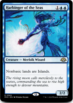 Harbinger of the Seas [Modern Horizons 3] Magic - MTG MH3 0063 NM 💧 - Image 1