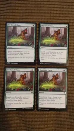 Magic: the Gathering / MtG Skyshroud Claim x4 Commander Masters - Image 1