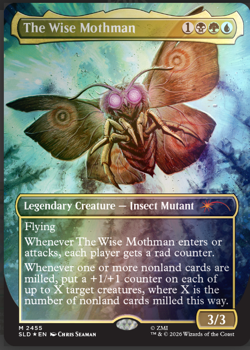 The Wise Mothman (2455) - FOIL - Secret Lair x Fallout - MTG Rad - PRESALE - Image 2