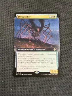 Extended Art Dread Tiller ECC 0040 Rare MTG Lorwyn Eclipsed - Image 1