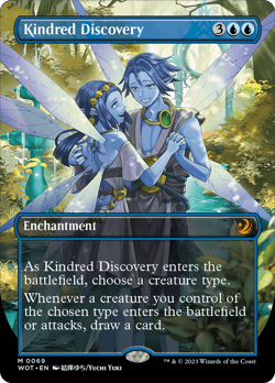 Kindred Discovery (REGULAR) x1 - MTG Wilds of Eldraine: Enchanting Tales WOT #69 - Image 1